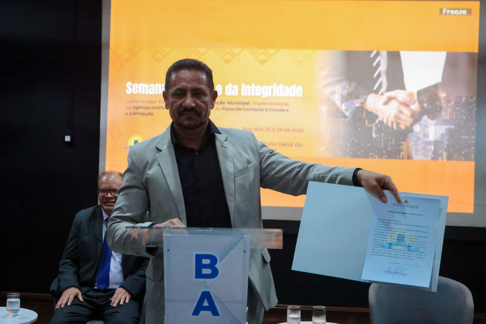  Jonhy Milson ressaltou que o evento é considerado singular porque reuniu servidores públicos para demonstrar a importância da ética