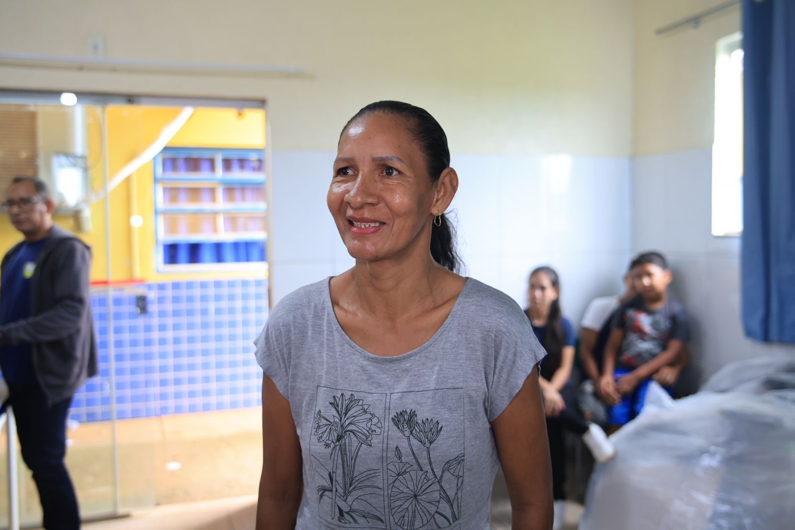 Laura Parintintin, mãe de Ana Clara, era só felicidade e orgulho pela conquista da filha