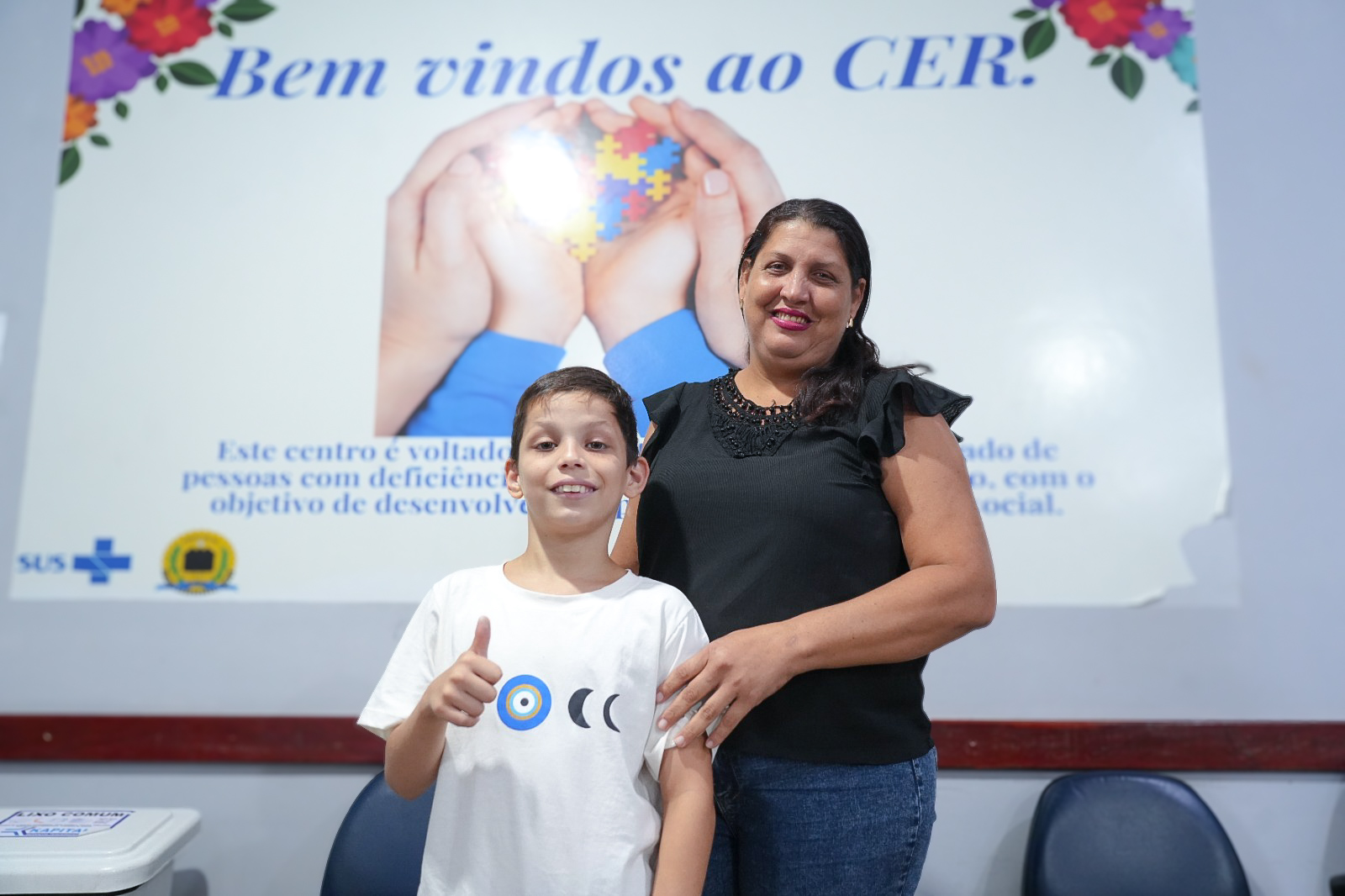 Minha nota para o atendimento aqui é dez, destacou Maria Roseli